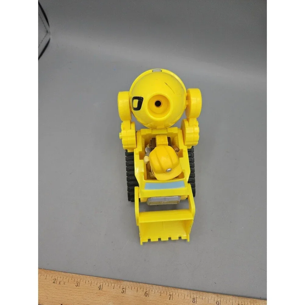 Paw Patrol The Movie Rescue Pups Rubble Figure Deluxe Bulldozer Vehicle Toy